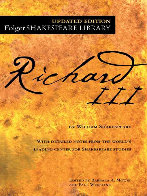 Title details for Richard III by William Shakespeare - Available